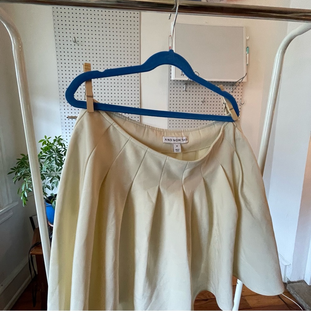 Cream/White Tennis Skirt